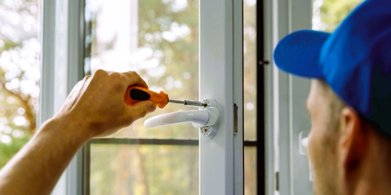 Plastic PVC Windows Installation