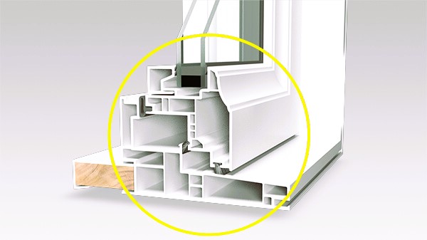 Energy efficient window profile